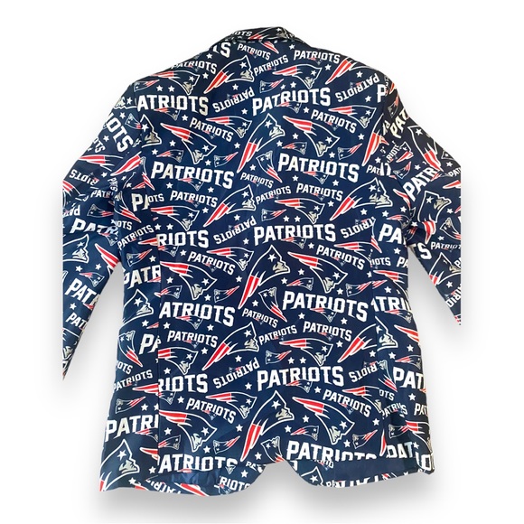 NFL Team Apparel NEW ENGLAND PATRIOTS Blazer Costume Sport Coat Suit Jacket - Picture 7 of 8
